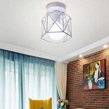 Nordic Style Pendant Light, Modern Minimalist Industrial Retro Creative Personalized Bar Hallway Bedside Bedroom Small Pendant Lamp - Multicolor - View 7