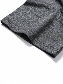 Áo thun nam dài tay dáng rộng, chất liệu nhẹ, in chữ cá tính, thích hợp mặc thường ngày, thể thao, dã ngoại, làm quà tặng cho chồng hoặc bạn trai, phù hợp đi phố, đi làm, dã ngoại, nghỉ lễ. - Màu xám đen - Xem 6