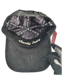 Gorra  Fuerza Regida Negro Dandy Hats ajustable unitalla gamusa - Negro - Ver 7