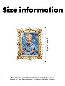 1 pièce Aimant de réfrigérateur en acrylique personnalisé, photos abstraites/amusantes/magiques/inquiétantes personnalisées, options de style de cadre décoratif, différents styles de photos artistiques disponibles, décoration murale magnétique créative personnalisée