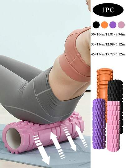 1 st 30/33/45 cm 3 storleksalternativ Högdensitetsskumrulle, djupvävnadsmassage för muskelmassage, yoga, fitness, pilates, myofascial release
