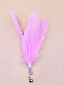 Feather Teaser Cat Toy Cat Toys With Detachable Strong Suction Cup Super Strong Suction, Firmly Suck The Ground Interactive Cat Toys Are Suitable For Cats To Play And Exercise Indoors, Without Battery - Multicolor - View 11