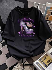 Camiseta gráfica del Estado Dorado de California, camiseta holgada de algodón con estampado de palmeras de playa y tabla de surf, ropa informal para vacaciones de verano, camiseta de diseño modernoTamaño extra grande - Negro - Ver 1