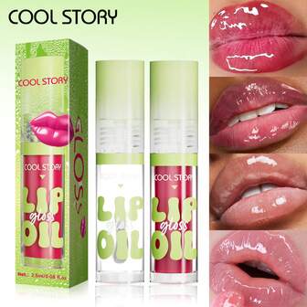 8-Color Lip Glossy Lip Oil Moisturizing Autumn And Winter Lip Oil 8-Color European And American Makeup