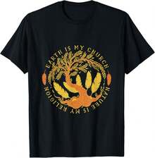 Mother Earth Natural, Nature Protection Environment Biotop T-Shirt - Black - View 1