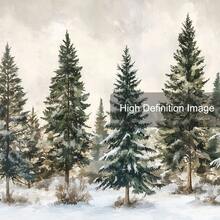 1pc Unframed Winter Christmas Trees Landscape Poster Rustic Wall Art Canvas Print Minimalist Winter Xmas Holiday Snowy Forest Farmhouse Cottagecore Decor Retro Painting For Apartment, Living Room, Bedroom, Modern Home Decoration Halloween Decor Christmas Decoration Thanksgiving Wedding Home Decor Home Decor Fall Decor Autumn Decor Birthday Decorations For Gifts Party Supplies Indoor Holiday Festival Decor Wall Decor Halloween Ornaments Christmas Decoration XMAS Decor Christmas Tree Gift Decor Thanksgiving Wedding Home Decor Home Decor Fall Decor Autumn Decor Birthday Decorations For Gifts Party Supplies Indoor Holiday Festival Decor Halloween Decor Wall Decor Halloween Ornaments - Multicolor - View 5