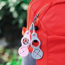 3-Pack Hands-Free Water Bottle Clips - Durable Plastic Ergonomic Design, Mixed Colors (Pink/Orange/Grey), Suitable For Hiking, Camping, Backpacking, And Outdoor Activities - Secure Connection For Convenient On-The-Go Hydration, Water Bottle Accessories - Color Mixing - View 3