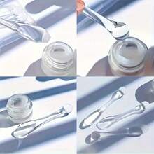3Pcs Plastic Eye Cream Scoop Set With Absorbing Massage Roller For Mask Mud Mixing - Odorless - Hồng - Xem 8