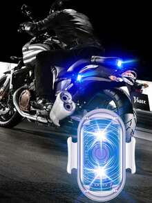 1/2/4 件 LED 飞机灯，LED 频闪灯带红外遥控 USB RGB 彩色防撞无人机夜间飞行迷你自动信号灯迷你灯 8 色 USB 灯适用于汽车摩托车无人机飞机自行车 - 彩色 - 查看 6