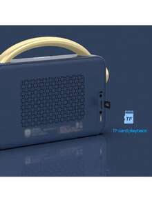 PHILIPS Loa Radio TAR2768 Bluetooth Loa ngoài trời Di động Sạc lại Âm thanh nổi Đa chức năng Máy nghe nhạc Âm thanh Màu xanh lam - Màu xanh lam - Xem 4