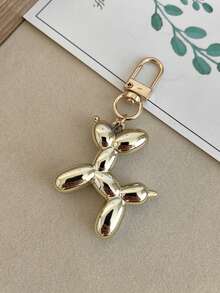 1个男女通用INS风气球狗钥匙扣，合金心形卡通多功能包/车钥匙链，万圣节配饰，教师节圣诞节礼物创意，包包配饰挂绳带证件夹，汽车配饰，包包挂饰，送给朋友或姐妹 - 彩色 - 查看 5