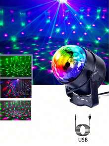 1 件 LED 水晶激光灯，彩色灯光装饰，适合派对、酒吧、生日、圣诞节 - 彩色 - 查看 11