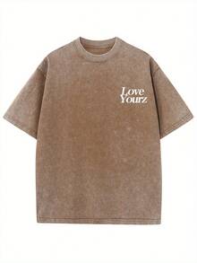 Breathable Cotton Jermaine Cole Print Men's T-Shirt - Casual Short Sleeve, Machine Washable Summer Tee