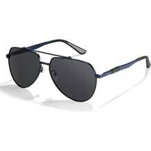 Lentes de Sol Hombres Lentes Piloto Hombres y Mujeres Lentes Antireflejantes Protección UV para Conducir Viajes - Negro - Ver 1