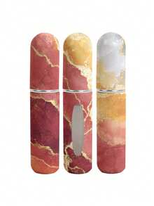 1/4 szt. - Miniaturowa butelka z rozpylaczem do perfum, którą można napełniać, przenośny atomizer, perfumy w sprayu, etui z pompką do podróży i wyjść, butelka perfum