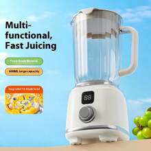 Kompaktowy, przenośny blender z ładowaniem USB i małą sokowirówką – łatwy w czyszczeniu, 7,4 V, idealny do koktajli, milkshake'ów i świeżych napojów owocowych. Popularna mini sokowirówka, przenośny blender z ładowaniem, kubek na sok, odpowiedni do koktajli, milkshake'ów i zimnych napojów, idealny do podróży, pracy lub użytku domowego, idealny na 5 sposobów: w salonie, kuchni, na kempingu i w akademiku. - Wielokolorowe - Zobacz 5