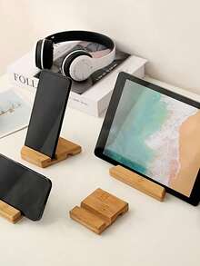 Adjustable Bamboo Phone & Tablet Stand, Portable Holder For Desk, Home & Travel, Compatible With 4-13 Inch Devices For Apple Android Phone, Gifts For Family,Friends,Birthday,Spring, Summer, Mother Day, Boyfriends, Girlfriends