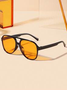 1/3 件女士亚克力波西米亚飞行员 Toadstools 时尚眼镜，适合节日出游和夏季海滩度假、户外、旅行的节日礼物，时尚眼镜豹纹玳瑁波西米亚风格超大飞行员镜框，适合度假、海滩、旅行