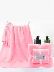 2pcs/1pc, Soft Absorbent Baby Bath Towel, Coral Fleece Baby Washcloth, Mommy Can Use Hair Drying Towel, Face Towel, Bath Towel