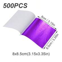 100/500pcs Imitation Gold Foil Paper Leaf Gilding Painting DIY Furniture Decoration Craft Paper, For Festive Scene Decoration,Resin Crafts,Furniture Lines, Ceiling, Jewelry Making Gold-Plated Decoration