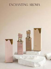 1 Bottle 50ml Middle Eastern Arabic Cream Pancake Fragrance Spray, Long-Lasting Scent, Flameless Diffuser, Home Air Freshener, Portable, Brand Same Style, Expertly Blended, High-Quality, Minimalist Yet Luxurious, Suitable For Any Occasion, Great Gift