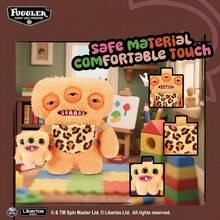 Spin Master Official Licensed Fuggler Mini Rascals 9 Plush Toy Set With Baby Fuggler Funny Ugly Monster Teeth Heart Bib Stuffed Animal Gift For Kids 2 Packs - Oogah Boogah (Pink) - View 7