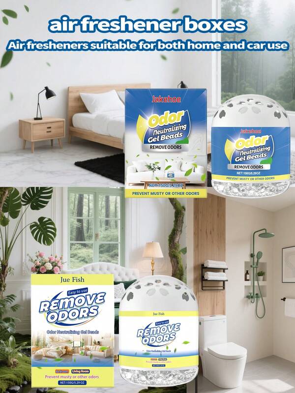 Ambientador, diseñado para mantener el aire fresco, dejar una fragancia duradera, eliminar olores y desodorizar en salas de estar, dormitorios, baños y otros espacios interiores. Hay varios tipos de cajas de ambientador disponibles. Estas cajas pueden absorber olores y son adecuadas para usar en automóviles, interiores, así como en salas de estar, dormitorios y baños. Pueden purificar el aire de manera conveniente y crear un ambiente cómodo y fragante.