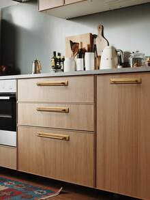 Juego de 2/6/12 piezas de tiradores/pomos/agarraderas de gabinete de cocina vintage de bronce - Tiradores de cajón de metal para gabinetes de dormitorio y cocina, herrajes de gabinete pintados en acabado antiguo de aluminio