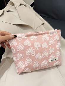 Bolsa Cosmética com Formato de Coração, Bolsa Nova de Alta Qualidade, Carteira com Suporte para Cartões de Grande Capacidade, Nécessaire Minimalista Casual para Senhoras, Presente de Feriado, Lembrança de Casamento, Bolsa de Armazenamento, Nécessaire de Maquiagem, Nécessaire de Maquiagem, Bolsa Cosmética, Organizador de Maquiagem, Viagem, Nécessaire de Maquiagem, Acessórios de Vaidade, Nécessaire de Maquiagem Pequena, Nécessaire de Maquiagem, Bolsa Cosmética, Grande Capacidade, Nécessaire de Maquiagem Grande, Presentes de Natal, Nécessaire, Viagem, Nécessaire, Clutch / Bolsa Pequena, Organizador de Maquiagem, Nécessaire, Suporte para Pincéis, Mini Nécessaire, Nécessaire de Grande Capacidade