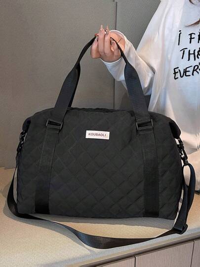 1pc Extra Large Capacity Foldable Lightweight Luggage Bag, Travel Bag, Luggage Organizer, Collapsible, Wet & Dry Separation, Carry-On Suitcase Style Travel Weekender Bag, Overnight Bag, Hospital Bag, Nursing Bag, Backpack, Travel Essentials, Travel Organizer, Holiday Bag, School Supplies, Student Accessory, Back To School Luggage