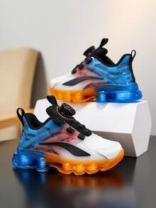 Teenagers Boys Girls Fashion Chunky Sneakers, Soft & Comfortable Rotary Buckle Easy On/Off, Comfortable Lining, Non-Slip & Durable, Suitable For School, Students, Sports, Casual Wear - Multicolor - View 11