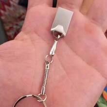 ELETRO Brand High Speed Metal USB Flash Drive 8G 16G With Keychain Compatible With Cell Phones And Laptops - EL-AU-8 8G - 查看 5