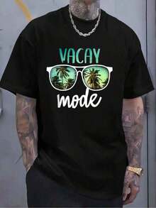 Free Shipping For This Item. Cotton Vacay Fashion Cute Vacation Shirt Summer Cruise Getaway - Fashionable Graphic T-Shirt For Women And Men Casual Top - Popular Item - Black - View 6