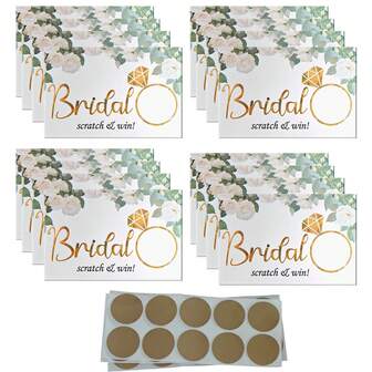 Boosaletico Scratch Card Game Party Bride Gift, Scratch Card Game, Party Game And Decoration, Wedding Party, Scratch Card Reveal, Bridal Shower, Who Has The Groom Bachelor Party, Anniversary Decoration Bridal Gift