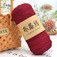 YYzzCaithe 1 pezzo Filato Premium T-Shirt - 200g/Pezzo Filato Elastico Ad Alta Elasticità, Filato Tessile Elastico Ad Alta Elasticità, Filato Di Corda Elastico Ad Alta Elasticità, Filato, Filato Per Uncinetto, Filato Tessile Elastico Premium Ad Alta Elasticità, Per Borse Fatte A Mano, Cestini, Tappeti, Scarpe, Decorazioni Per La Casa E Artigianato Fai Da Te, Disponibile In Più Colori