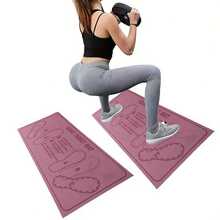 1 Anti-Slip Training Mat For Squats, Which Helps Improve Exercise Efficiency And Safety, Is Anti-Slip And Wear-Resistant, Soft And Elastic, Easy To Clean And Store, Suitable For Gym Workouts And Home Sports, Indoor/Outdoor Activities, Suitable For Yoga - Multicolor - View 3