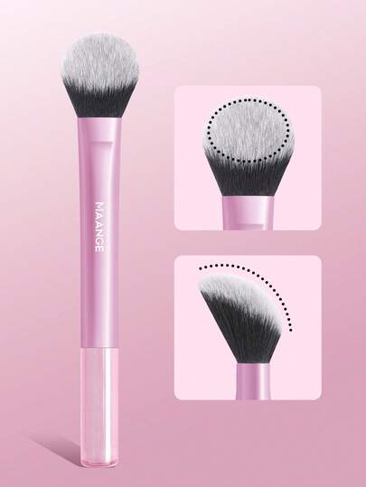 MAANGE 1/6pcs Professional Makeup Brush Set, Includes Powder Brush, Blush Brush, Concealer Brush, Contour Brush, Nose Brush, Eyeshadow Brush, Eyebrow Brush, Detail Brush, Foundation Brush, Face Brush. Made With High-Quality Synthetic Bristles, Ideal Travel Makeup Brush Set For Daily Makeup, Also A Great Makeup Accessory Gift For Friends. Set Includes Foundation Brush, Concealer Brush, Blush Brush, Contour Brush, Highlight Brush, Powder Brush, Foundation Brush, Blush Brush.,Giveaways