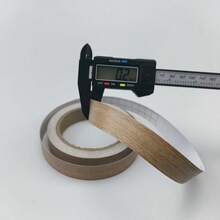 1 Roll 10m/393.7in Realistic Wood Grain Pattern Self-Adhesive Decorative Tape, Natural Wood Texture Sticker, Suitable For Cabinets, Furniture, Frames - Covers Edges, Seams, Gaps - Easy To Use