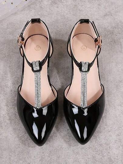 2026 New Fashionable High Heel Shoes For Teenage Girls, Casual Princess Style Student Performance Heels