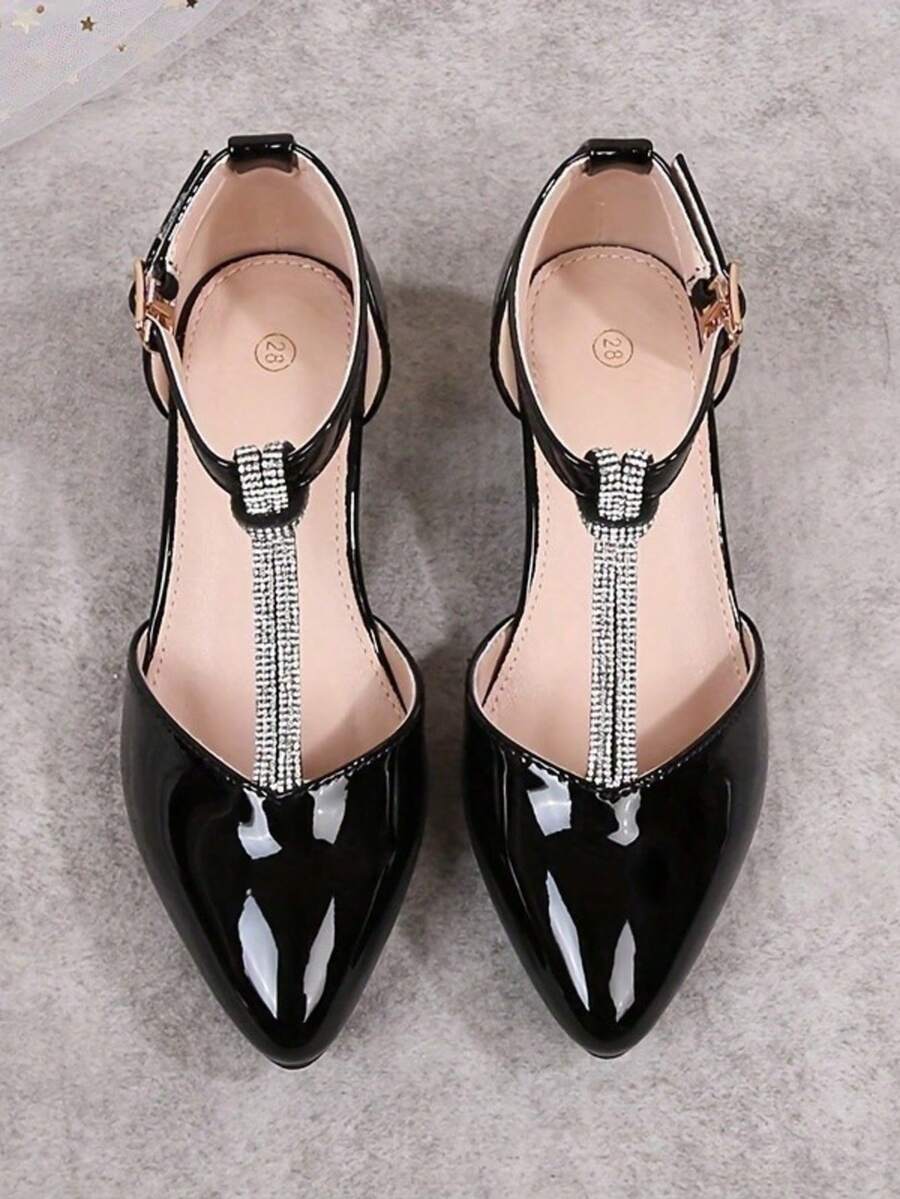2026 New Fashionable High Heel Shoes For Teenage Girls, Casual Princess Style Student Performance Heels
