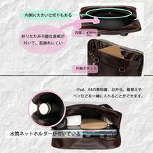 Large Capacity School Bag For High School Students, A4 Size, Boston Bag, Synthetic Leather, Unisex, Shoulder Bag, Handbag, School Trip Bag - 咖啡棕 - 查看 3