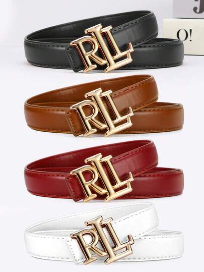 1/2pcs New Alloy Buckle Belt For Women's Simple Commuting Versatile Wide Belt With Jeans Jacket Korean Fashion Belt