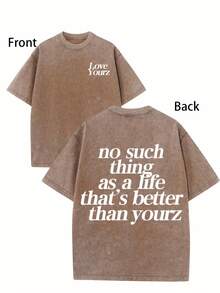 Breathable Cotton Jermaine Cole Print Men's T-Shirt - Casual Short Sleeve, Machine Washable Summer Tee