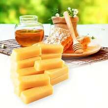 4/8 块黄色纯蜂蜡块，高品质，无需电源，适用于蜡烛制作、DIY 工艺品、手工护肤品 - 黃色 - 查看 7