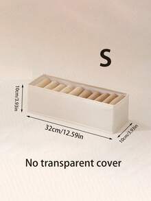 2pcs Beige Fabric Foldable Drawer-Style Storage Boxes, Suitable For Jeans, Sweaters And Other Clothes, Decorative Storage Boxes For Wardrobe, Autumn/Winter Decoration For Home, Bedroom - Beige - View 13