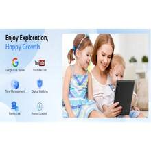 TenYide Children's Learning Tablet, Suitable For Children's Reading And Online Learning, Equipped With Tablet PC Functions, Android System, 16GB RAM+128GB ROM, Dual SIM Card, Supports WiFi, Bluetooth, Dual Cameras