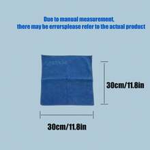 1pc/3pcs Coral Fleece Car Wash Towel, Double-Sided Absorbent Car Cleaning Cloth (Random Letter Pattern)