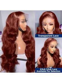 bling hair 13x4 Reddish Brown Lace Front Wigs Human Hair 13x6 Body Wave Lace Front Wig 200% Density # 33  Wigs Human Hair With Baby Hair Pre Plucked 22 24 26  Inch,13x4 Reddish Brown Lace Front Wigs Human Hair Pre Plucked Straight Wigs Human Hair - 33# - 查看 3