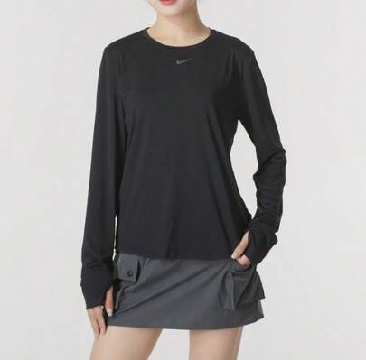 Nike 女款 ONE CLASSIC DF LS TOP 休闲长袖 T 恤