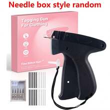 1 pieza Pistola de puntadas finas para reparar ropa, Micro pistola de puntadas para etiquetado, Mini pistola de puntadas para costura, acolchado y dobladillo